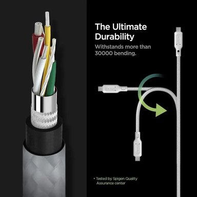 CABLE SPIGEN NYLON USB-C 1.5M PARA GALAXY S25 PLUS ULTRA - 6