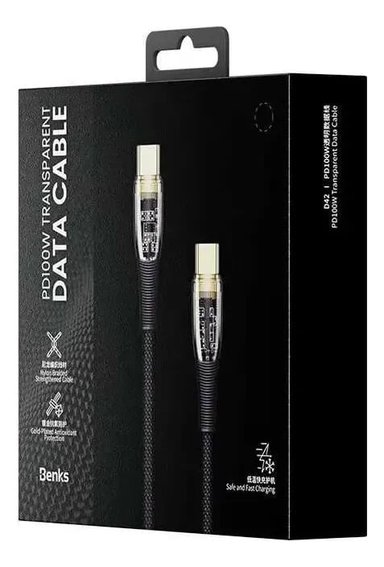 CABLE D NYLON BENKS 100W PARA MACBOOK NEO 13 (2026) A3404 - 6