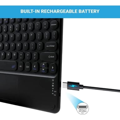 TECLADO PORTÁTIL TOUCHPAD PARA IPAD AIR 13 M4 CHIP (2026) A3461 A3462 A3464 - 2