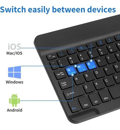 TECLADO PORTÁTIL BLUETOOTH PARA IPAD AIR 11 M4 CHIP (2026) A3459 A3460 A3463 - 2