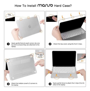 CASE MOSISO PARA MACBOOK NEO 13 (2026) A3404 + MICAS - 6