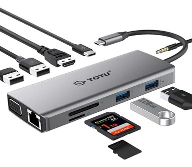 ADAPTADOR HUB TOTU 11EN1 PARA MACBOOK NEO 13 (2026) A3404 - 1