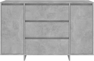 APARADOR ALIMUEBLESJYL DENIS 3 CAJONES 2 PUERTAS CEMENTO 75X120 CM - 4