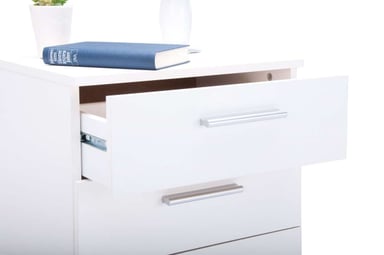 MESA DE NOCHE VOLER COLOR BLANCO 50CM - 2