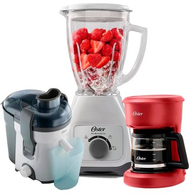 TRICOMBO OSTER LICUADORA BLSTKAG-WRD + CAFETERA CON FILTRO + EXTRACTOR - 2