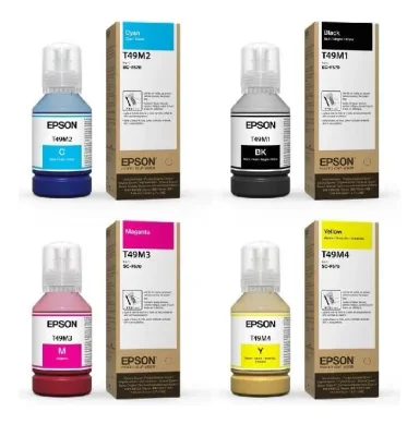 PACK DE TINTA EPSON T49M1 T49M2 T49M3 T49M4 B - C - Y - M - 2