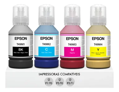 PACK DE TINTA EPSON T49M1 T49M2 T49M3 T49M4 B - C - Y - M - 4