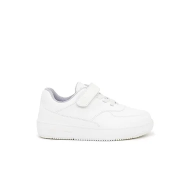 ZAPATILLAS ESCOLARES UNISEX PAR&SS URBANAS BLANCO CUERO JA24-CG818N - 2