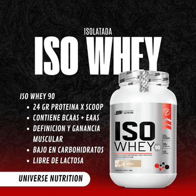 ISO WHEY 90 1.1 KG (VAINILLA) + CREATINA MONOHIDRATADA 250 GRAMOS - 2