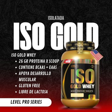 ISO GOLD WHEY 1.1 KG (CHOCOLATE) + PRECURSOR DE TESTO 300 GR INN (CITRUS PUNCH) + CREATINA UN 250 GRAMOS + 2 SACHET DE PRE ENTREN - 2