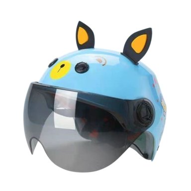 CASCO CICLISMO CON VISOR INFANTIL - 1