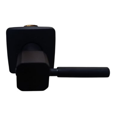 LLAVE MANIJA ONIX DE DUCHA SOLO AGUA FRÍA PESADO CUERPO BRONCE EN NEGRO MATE - 6
