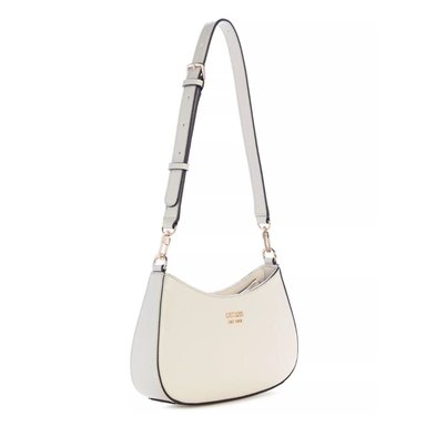 CARTERA GUESS MUJER LYNDI MINI TOP ZIP SHOULDER BAG BEIGE - 2