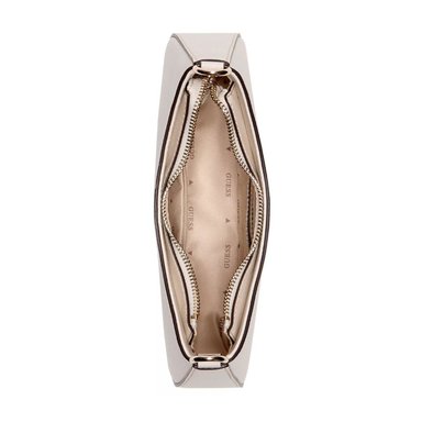 CARTERA GUESS MUJER LYNDI MINI TOP ZIP SHOULDER BAG BEIGE - 4