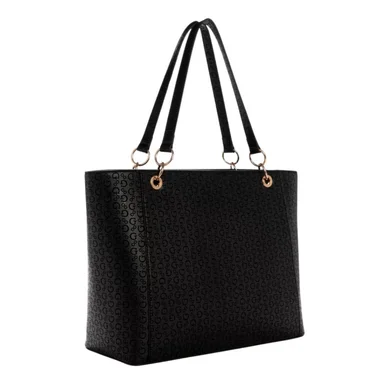 CARTERA GUESS MUJER ZAKARIA TOTE NEGRO LOGO DEBOSSED - 2
