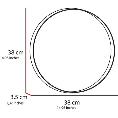 ESPEJO TUHOME BELA CIRCULAR PLATEADO - 5