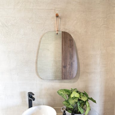 ESPEJO TUHOME CARIN RECTANGULAR CON LAZO DECORATIVO - 5