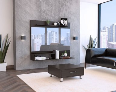 SET TUHOME BEIJING PANEL TV55 + MESA DE CENTRO WENGUE - 2