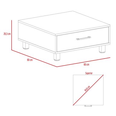 SET TUHOME BEIJING BAR ESQUINERO KAVA + RACK EXTENSIBLE TV40 + MESA DE CENTRO ROVERE - 5