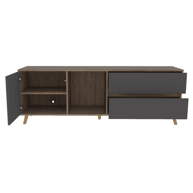 RACK TV 65' SALEM MIEL Y PLOMO - 2