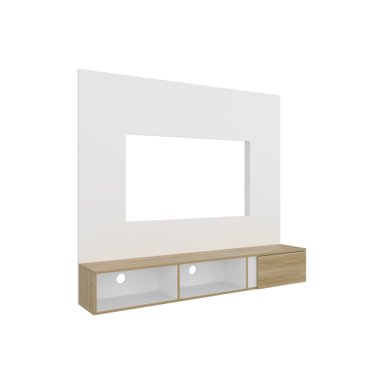 PANEL TV 65' DASSEL 1 PUERTA BLANCO Y FRESNO - 1