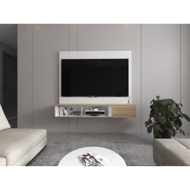 PANEL TV 65' DASSEL 1 PUERTA BLANCO Y FRESNO - 5