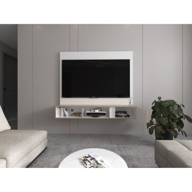 PANEL TV 65' DASSEL 1 PUERTA BLANCO Y FRESNO - 6