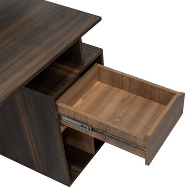 ESCRITORIO 1 CAJÓN OFFICE W-120 HABANO Y MIEL - 9