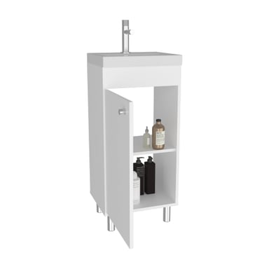 VANITORIO RIVERA 1 PUERTA BLANCO 84,0X40,2X32,0 CM - 4