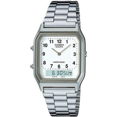 AQ-230 | RELOJ CASIO DE ACERO PLATEADO | CAS-108 - 2