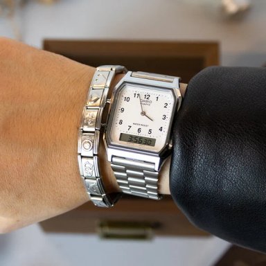AQ-230 | RELOJ CASIO DE ACERO PLATEADO | CAS-108 - 4