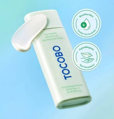 TOCOBO CICA CALMING SUN SERUM SPF50+ PA++++ 50ML - 4
