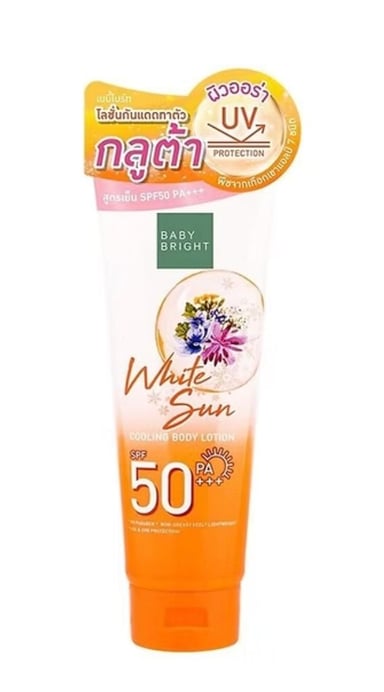 BLOQUEADOR LOCIÓN CORPORAL BABY BRIGHT WHITE SUN SPF50 PA+++ - 1
