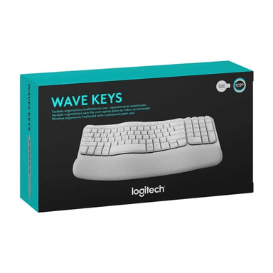 TECLADO LOGITECH ERGO WAVE WIRELESS BOLT/ BT/ SP WHITE (920-012279) - 3