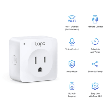 TP-LINK TAPO P105 V2 ENCHUFE INTELIGENTE WI-FI MINI 2.4 GHZ CON BLUETOOTH - 3