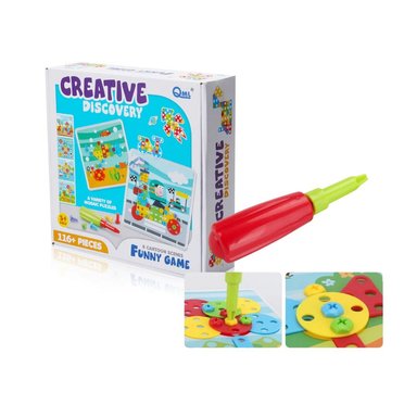 JUEGO ROMPECABEZAS CON DESTORNILLADOR CREATIVE DISCOVERY - 2