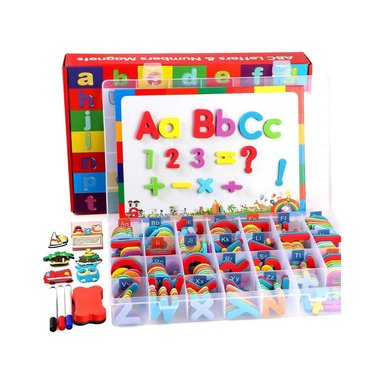SET DIDÁCTICO DE LETRAS MAGNÉTICAS CON PIZARRA - 253 PCS - 3