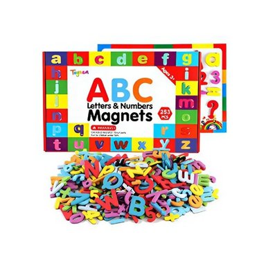 SET DIDÁCTICO DE LETRAS MAGNÉTICAS CON PIZARRA - 253 PCS - 4