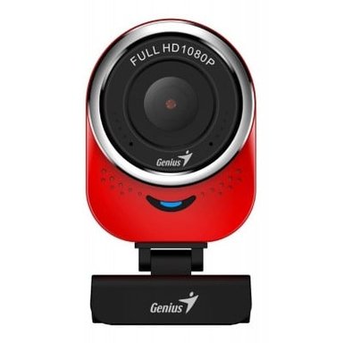 CAMARA WEB GENIUS QCAM 6000 FHD 1080P USB RED - 2