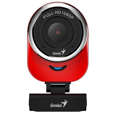 CAMARA WEB GENIUS QCAM 6000 FHD 1080P USB RED - 3