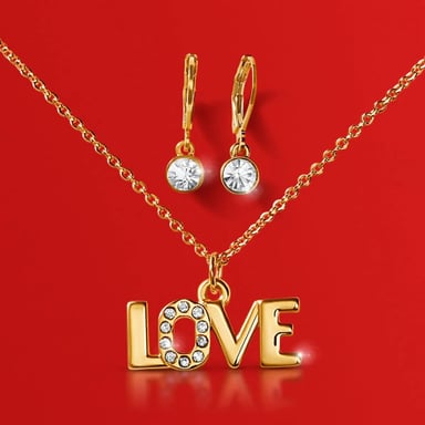 SET COLLAR Y ARETES THIS LOVE - 3