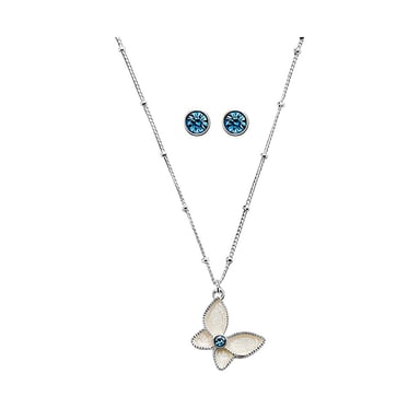 SET COLLAR + ARETES WING OF LIGHT MARIPOSA ESIKA - 1