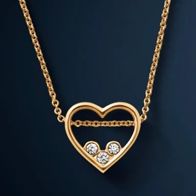 COLLAR DESTELLO DE AMOR CORAZON ÉSIKA - 5