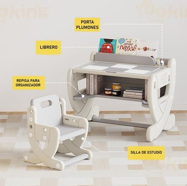 MESA ESCRITORIO MX-002 GRIS - 3
