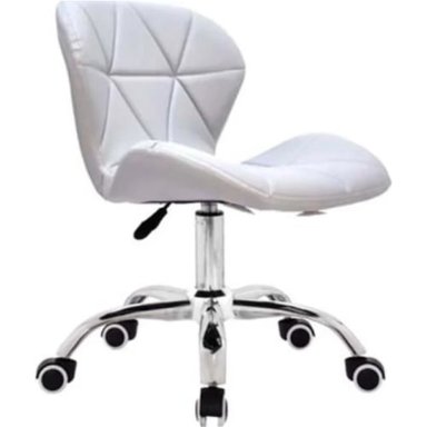 SILLA MARIPOSA BLANCA GIRATORIA RODANTE - GRUPOKAVA - 6