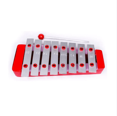XILOFONO INFANTIL 7 NOTAS MUSICALES ROJO - 2