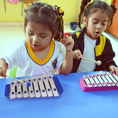 XILOFONO INFANTIL 8 NOTAS MUSICALES VERDE - 3