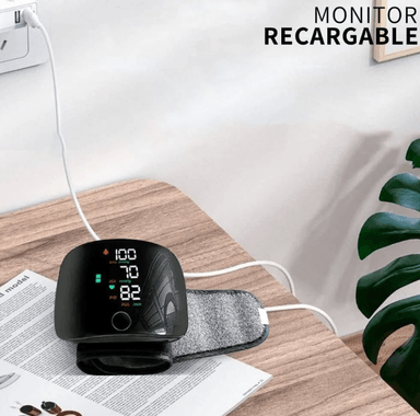 TENSIÓMETRO DIGITAL MEDIDOR DE PRESIÓN ARTERIAL RECARGABLE PANTALLA LED - 3
