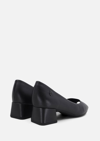 ZAPATOS CASUALES MUJER USAFLEX CUERO NEGRO PUNTA ABIERTA USA AG1613004 - 3