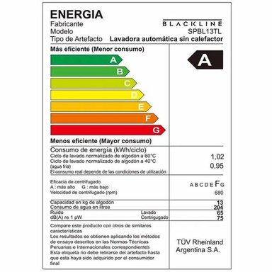 LAVADORA BLACKLINE 13KG CARGA SUPERIOR GRIS SPBL13TL - 6